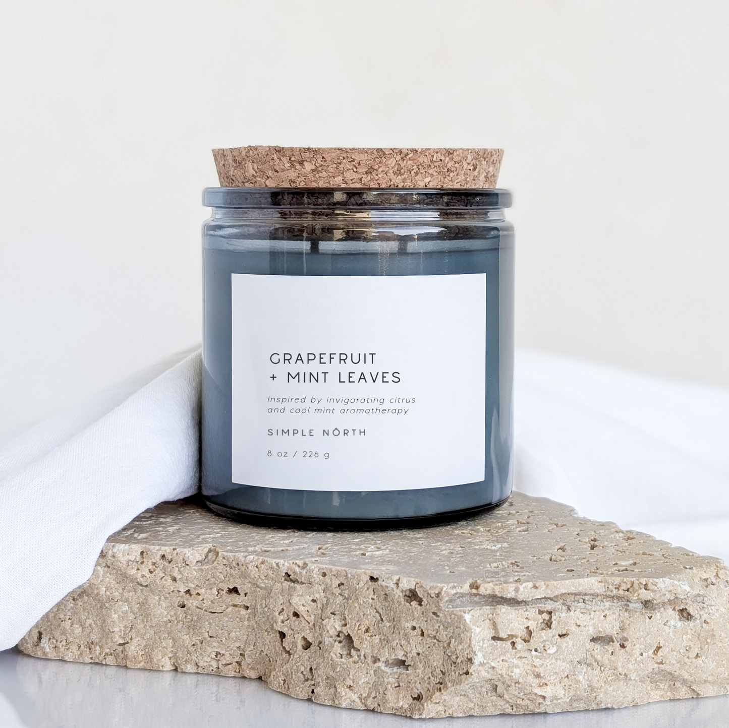 GRAPEFRUIT + MINT LEAVES