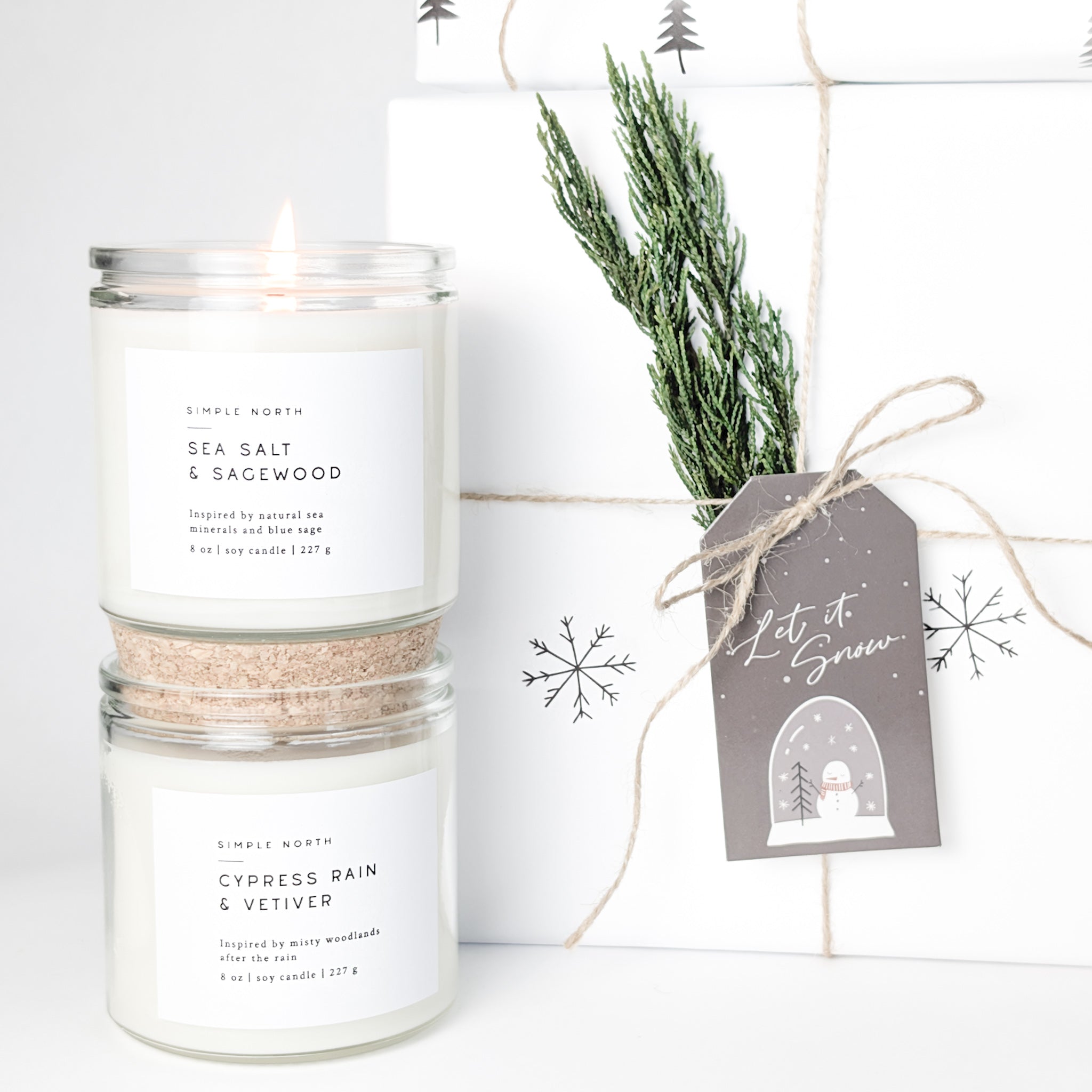 Candle Holiday Gift Set