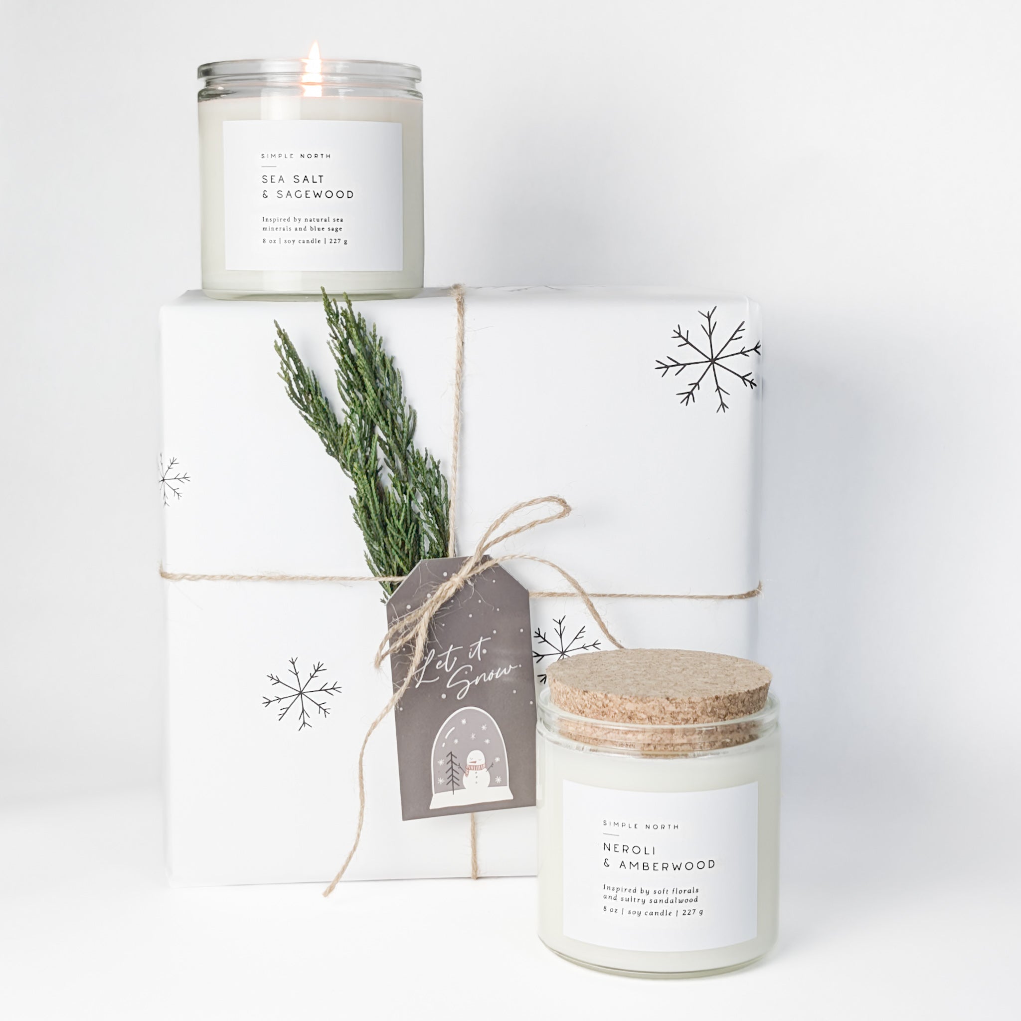 Candle Holiday Gift Set