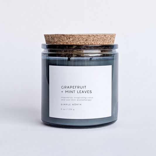 GRAPEFRUIT + MINT LEAVES