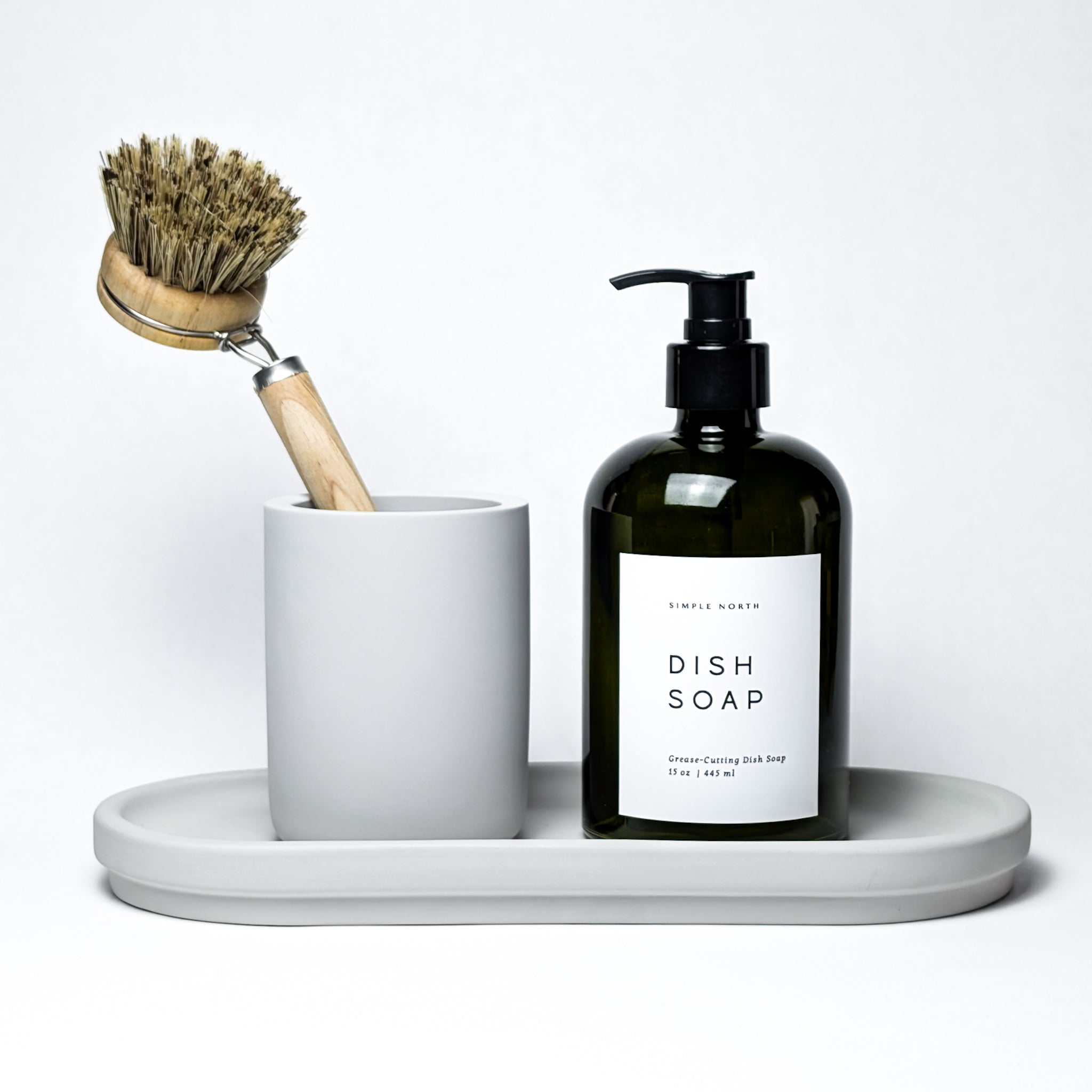 Natural Stone Brush Holder